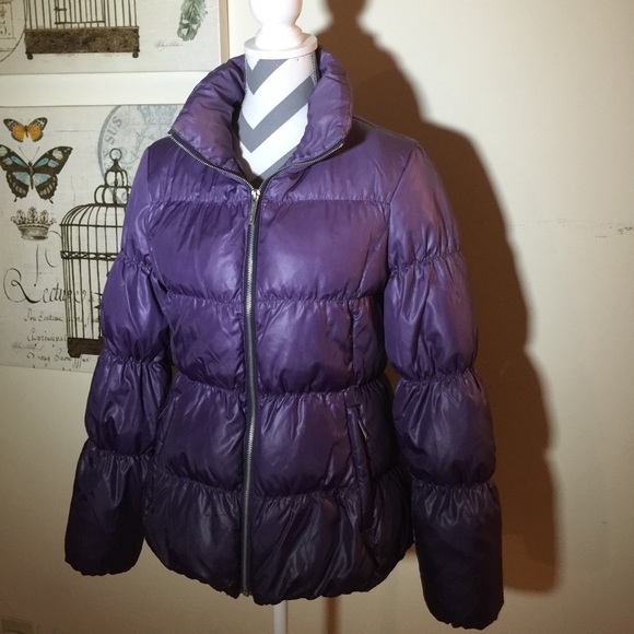 michael kors coats purple